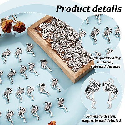 120Pcs Tibetan Style Alloy Pendants TIBEP-GO0001-05-1