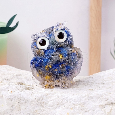 Resin Owl Display Decoration PW-WG50315-08-1