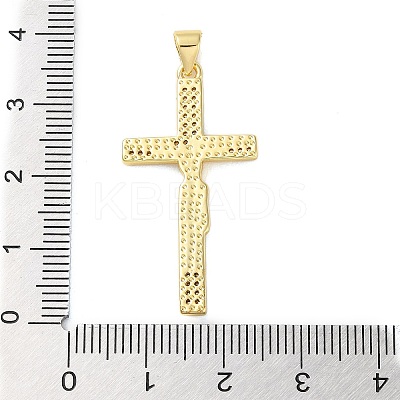 Brass Micro Pave Cubic Zirconia Pendants KK-A212-05B-G-1
