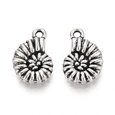 Tibetan Style Alloy Pendants TIBE-N014-34AS-1
