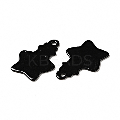 Spray Painted 201 Stainless Steel Pendants STAS-G304-02-1