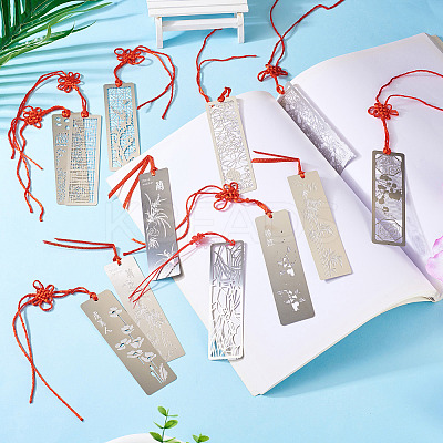 Stainless Steel Bookmarks AJEW-TA0001-07P-1