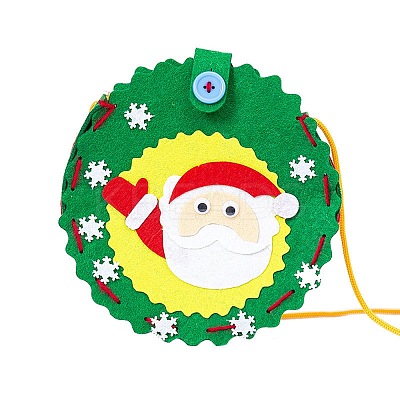 DIY Non-woven Christmas Theme Bag Kits DIY-Q031-01B-1