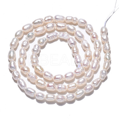 Natural Cultured Freshwater Pearl Beads Strands X1-PEAR-N012-03D-1