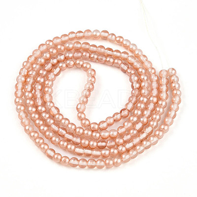 Baking Paint Transparent Glass Beads X1-DGLA-N011-4mm-04-1