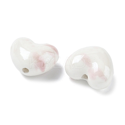 Glazed Porcelain Beads PORC-K003-04D-1