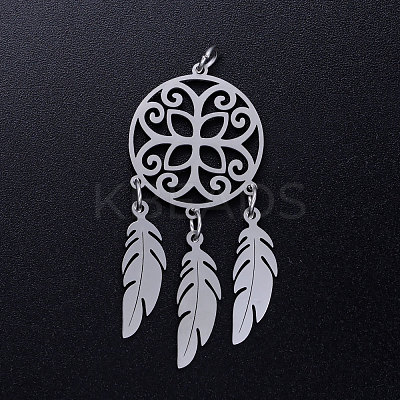 Non-Tarnish 201 Stainless Steel Pendants STAS-S105-JN353-1-1