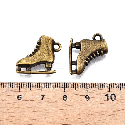 Skating Shoes Alloy Pendants PALLOY-WH0001-21C-1