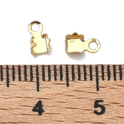 SHEGRACE Brass Folding Crimp Ends XGRQ1U211-366G-1