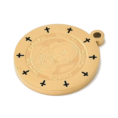 Ion Plating(IP) 304 Stainless Steel Pendants STAS-M080-12G-05-1