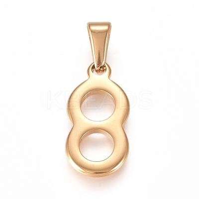 304 Stainless Steel Pendants STAS-L210-05A-G-1