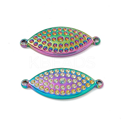 Ion Plating(IP) 304 Stainless Steel Connector Rhinestone Settings STAS-B031-22R-1