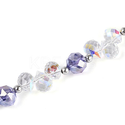 Glass and Acrylic and CCB Beads Strands MAK-T011-05B-1