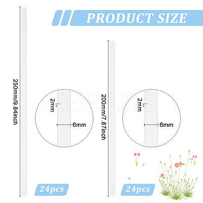 PP Plastic Boning for Bridal Dress Bustle FIND-BC0004-30B-1