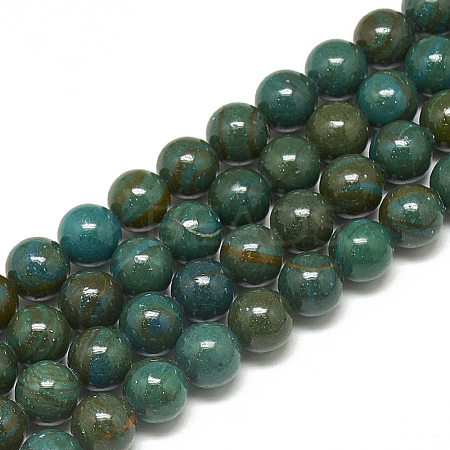 Synthetic Imperial Jasper Beads Strands G-S300-122B-6mm-1