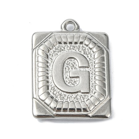 Anti-Tarnish 304 Stainless Steel Pendants STAS-U033-01P-G-1