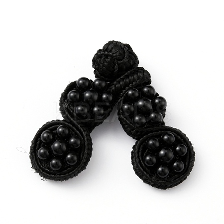 Handmade Chinese Frogs Knots Buttons Sets AJEW-WH0258-261B-1