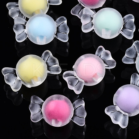 Transparent Acrylic Beads TACR-N011-002A-02-1