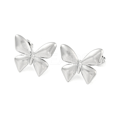 Non-Tarnish 304 Stainless Steel Stud Earrings EJEW-M233-09P-1