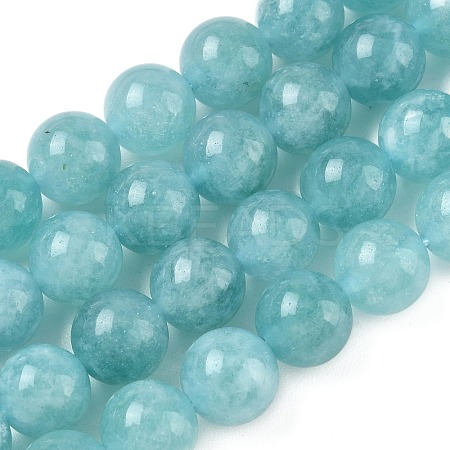 Dyed Natural Malaysia Jade Beads Strands G-G021-01D-08-1