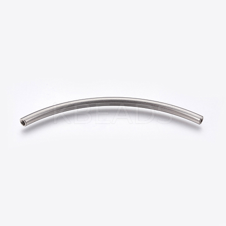 Tarnish Resistant 304 Stainless Steel Tube Beads STAS-P196-19-1