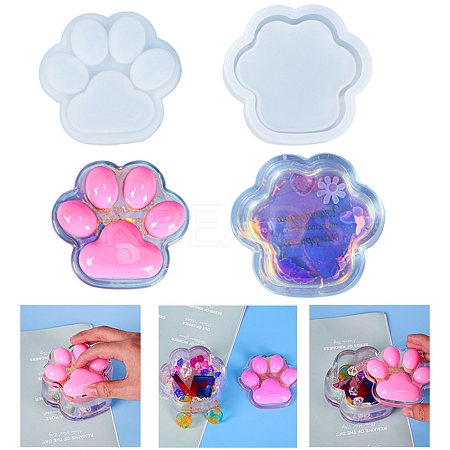 Paw Print Box Food Grade Silicone Molds SIMO-PW0001-273-1