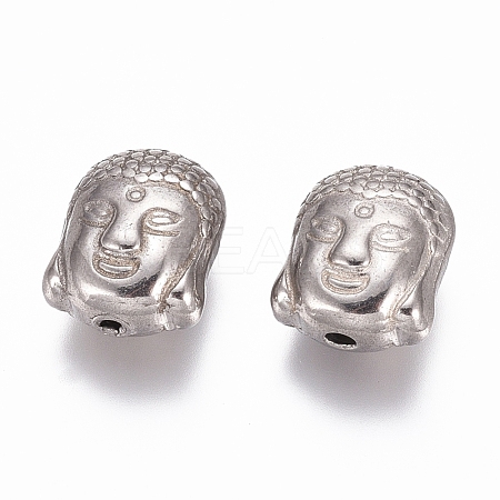 Tarnish Resistant 304 Stainless Steel Beads X-STAS-G218-18P-1