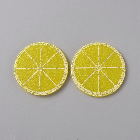 Fruit Theme Plastic Cabochons KY-WH0004-22B-1