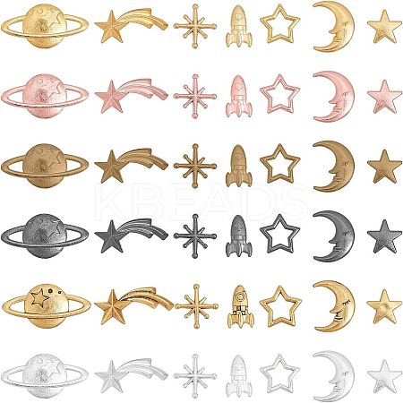 Zinc Alloy Cabochons PALLOY-OC0002-58-1