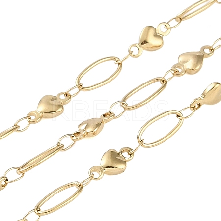 Ion Plating(IP) 304 Stainless Steel Link Chain CHS-H028-07B-G-1