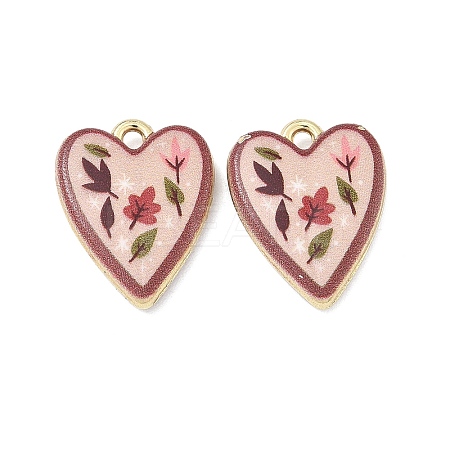 Printed Alloy Pendants PALLOY-P319-07H-10-1