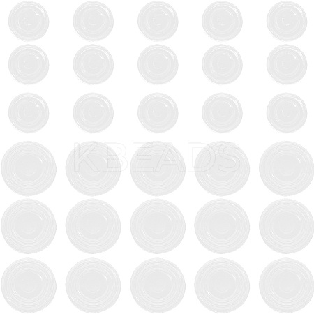 80Pcs 2 Style PVC Anti Slip Pads for Glass Table Top KY-GF0001-46-1