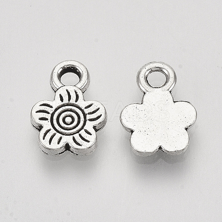 Tibetan Style Alloy Charms LS-TIBEP-S319-003AS-RS-1
