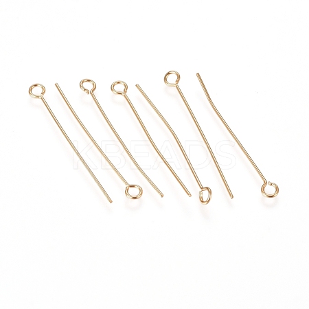 304 Stainless Steel Eye Pins A-STAS-L238-005F-G-1