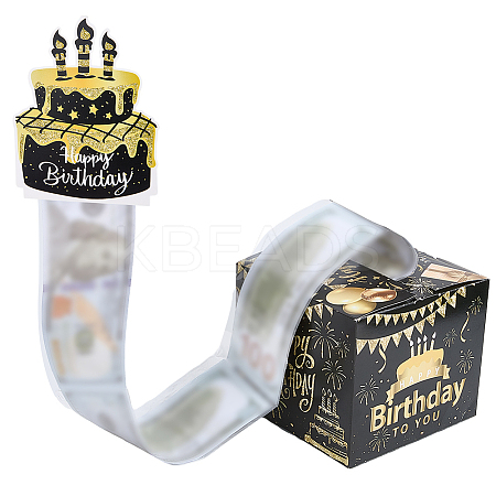 Happy Birthday Day Money Box for Cash Gift Pull DIY-WH200050-31B-1