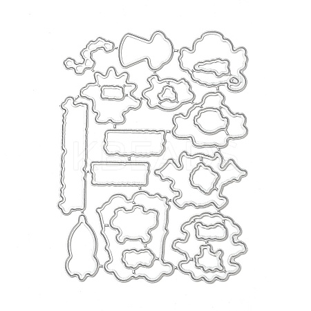 Carbon Steel Cutting Dies Stencils DIY-XCP0002-32-1