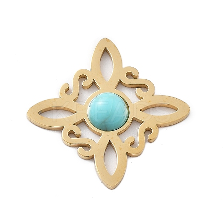 Synthetic Turquoise Pendants LS-STAS-I327-14G-04-1