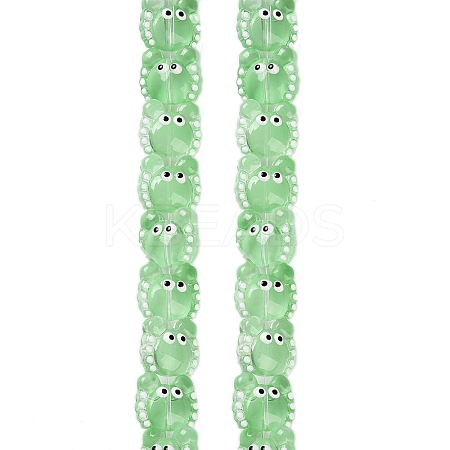 Transparent Glass Beads Strands LAMP-L078-010G-1