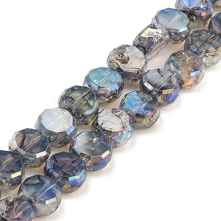Imitation Jade Glass Beads Strands GLAA-P058-05A-06-1