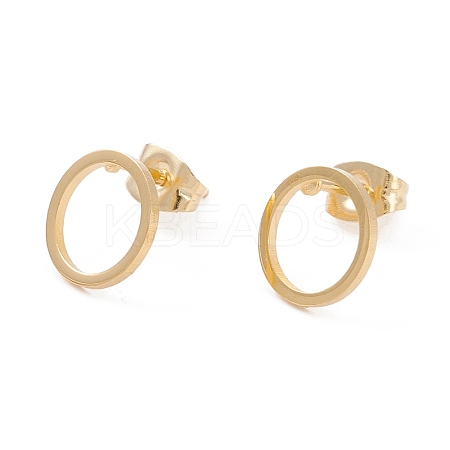 304 Stainless Steel Stud Earrings EJEW-Z012-10D-G-1