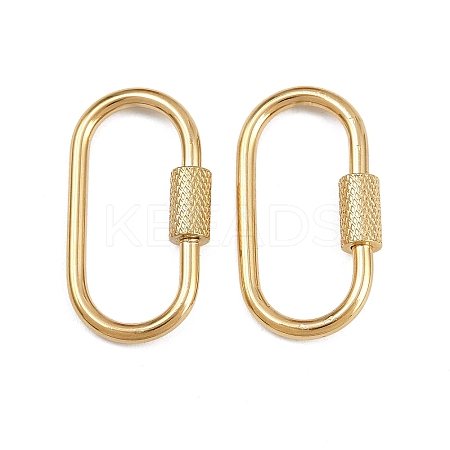 304 Stainless Steel Screw Clasps STAS-Z152-17G-1