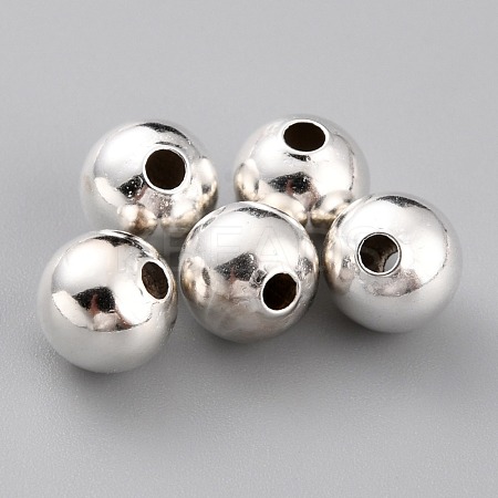 Brass Beads KK-O133-011A-S-1