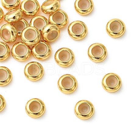 SHEGRACE Rondelle Brass Beads XGRPCU920-244G-1