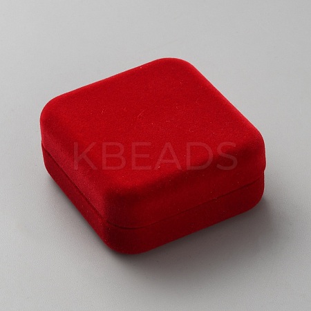 Velvet Jewelry Box CON-WH0085-111-1