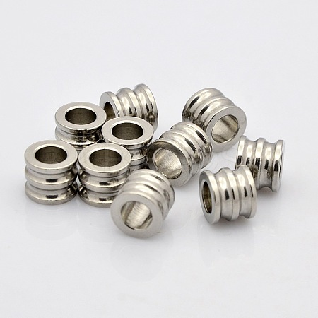 Tarnish Resistant Column 304 Stainless Steel Beads STAS-N020-15-1