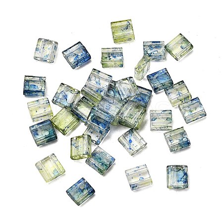 2-Hole Transparent Glass Seed Beads SEED-S023-30C-33-1