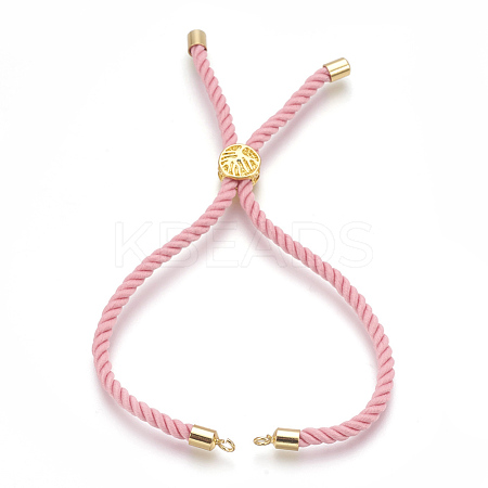 Cotton Cord Bracelet Making KK-F758-03D-G-1