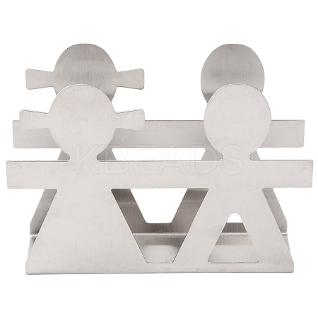 304 Stainless Steel Napkin Holder DJEW-GF0001-15-1