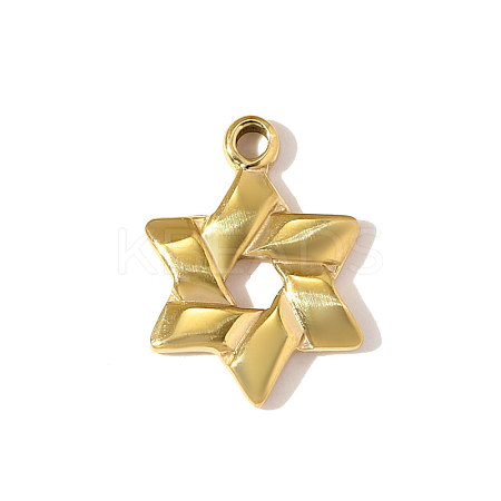 304 Stainless Steel Pendants STAS-OY010-74G-1