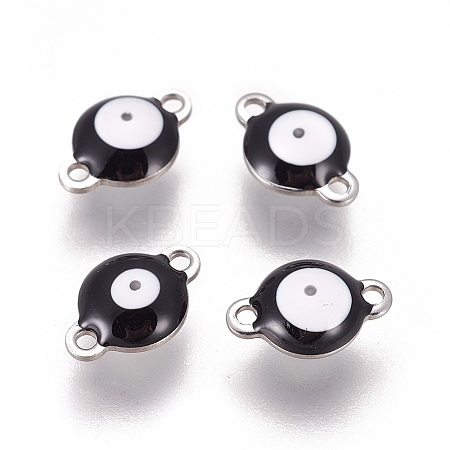 304 Stainless Steel Enamel Links connectors LS-STAS-F206-02P-C05-1